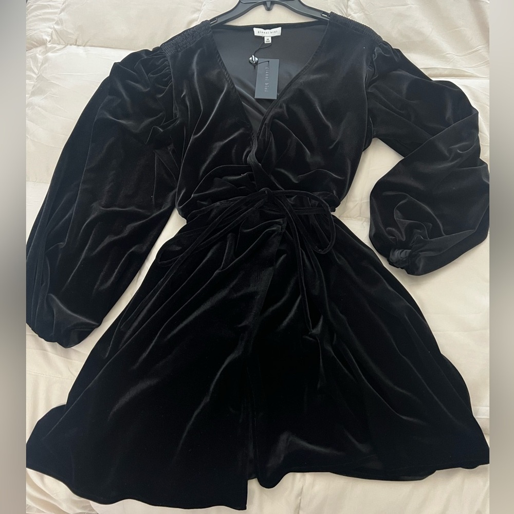 Gianni Bini Classic Black Wrap Dress